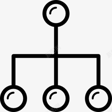 放大镜免扣PNG图层次结构图标图标