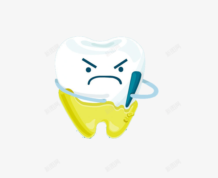 美白牙齿png免抠素材_88icon https://88icon.com 卡通形象 口腔 护理 牙齿 美白