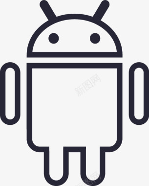 426线框安卓Android图标图标