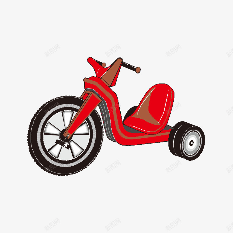 儿童玩具车摩托车png免抠素材_88icon https://88icon.com 儿童玩具 摩托车 日用品 玩具车 生活用品 生活百科 童车 红色 车