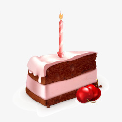 蛋糕巧克力蜡烛素材