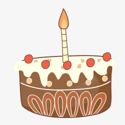 生日蜡烛生日蛋糕素材