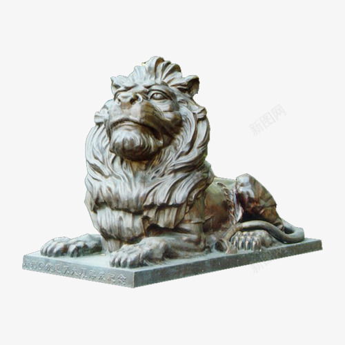 雄狮雕塑png免抠素材_88icon https://88icon.com 写实性 狮子 装饰 雕塑