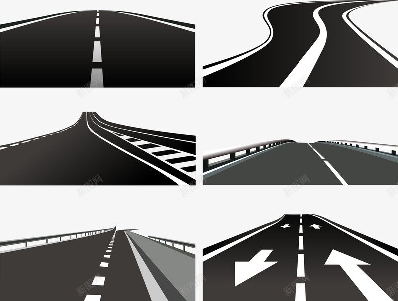 高速公路png免抠素材_88icon https://88icon.com PNG透明 装饰 设计 高速公路