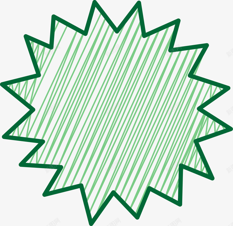 绿色简约线条符号png免抠素材_88icon https://88icon.com 动漫 对话框 符号 简约 线条 绿色 装饰图案