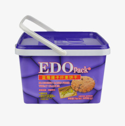 EDO蓝莓提子饼干盒礼盒素材