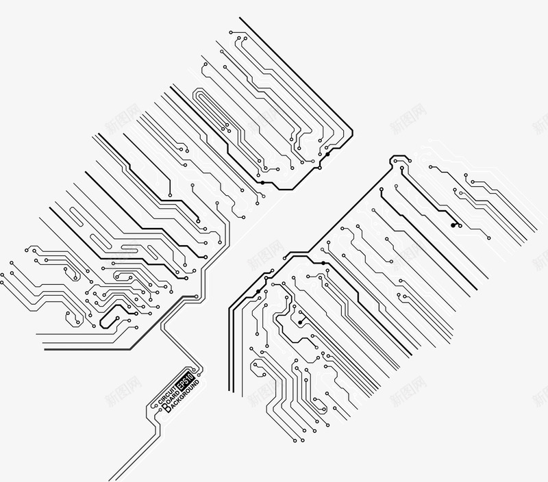 电路板png免抠素材_88icon https://88icon.com 主板 电路板 科技 线路图