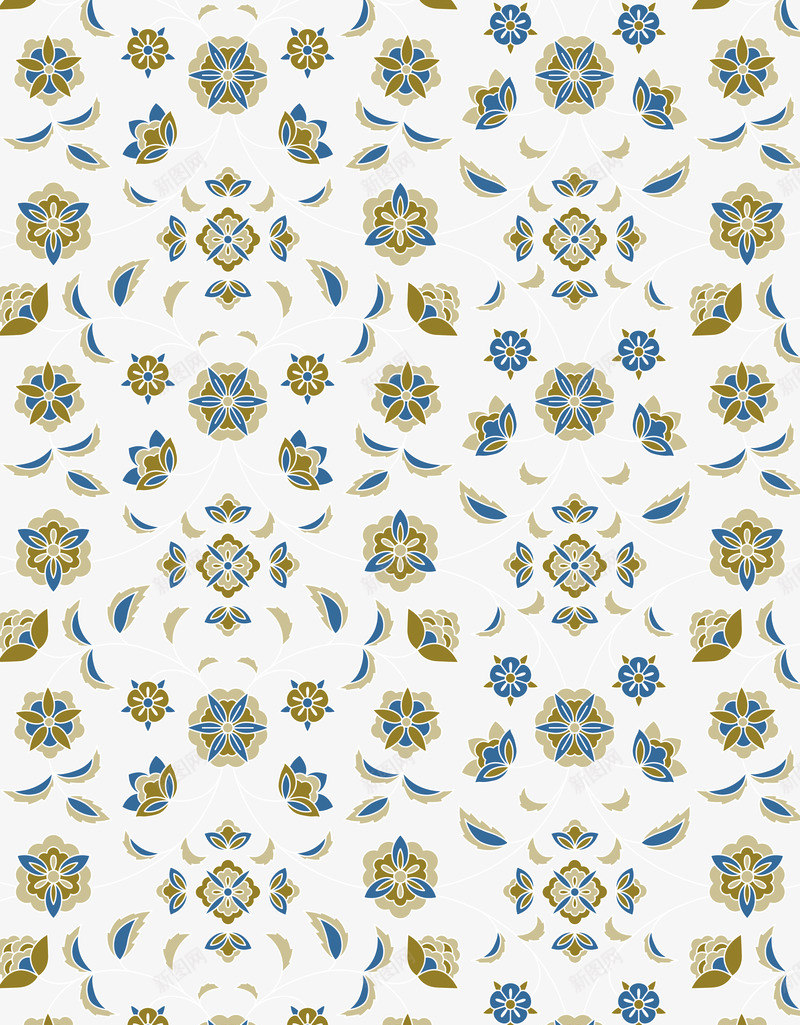 日系花纹背景矢量图ai免抠素材_88icon https://88icon.com 日系背景 矢量北背景 花朵背景 花纹 花纹背景 矢量图