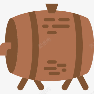 酿酒的桶桶图标图标