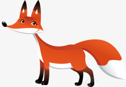 动物插卡通动物狐狸插画矢量图高清图片