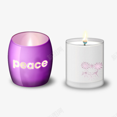蜡烛免抠图片个性蜡烛图标图标