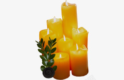 燃烧的蜡烛素材