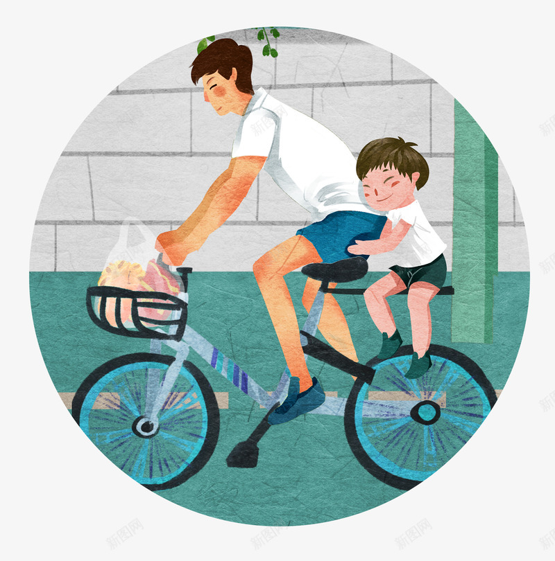 卡通温馨父亲节父子psd免抠素材_88icon https://88icon.com 卡通 卡通温馨父亲节父子 温馨 父亲节 父子 节日