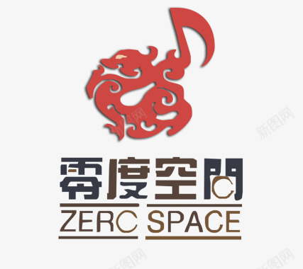 红动中国logo零度空间艺术字图标图标