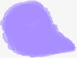 紫色水粉气泡素材