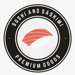 日式寿司店标志矢量图素材