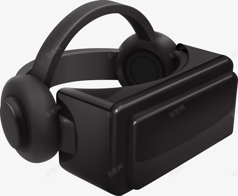 一个黑色VR眼镜矢量图eps免抠素材_88icon https://88icon.com VR VR世界 VR眼镜 一个眼镜 眼镜 眼镜PNG 矢量图 矢量眼镜 黑色 黑色眼睛