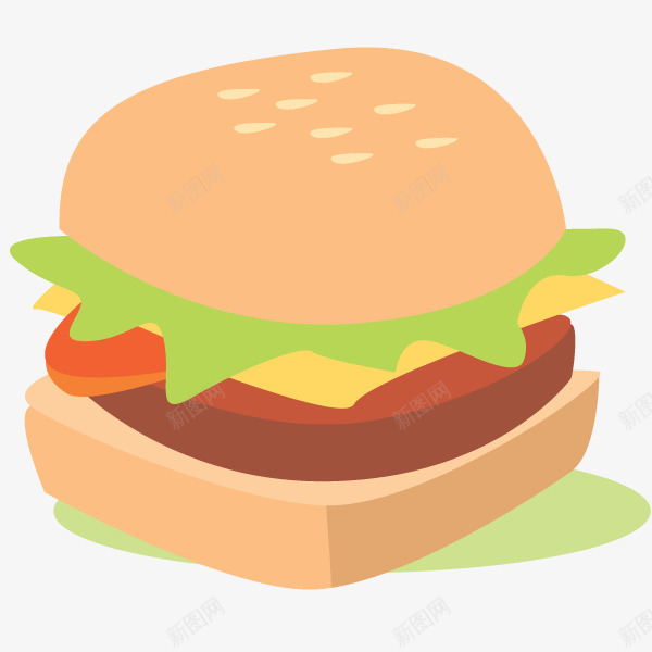快餐食物汉堡包png免抠素材_88icon https://88icon.com 免费图片 广告设计 快餐 汉堡包 设计 设计素材 食物
