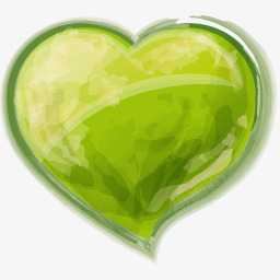 green赫兹绿色心Valentinehearticons图标图标