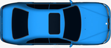 蓝色汽车俯视平面png免抠素材_88icon https://88icon.com 俯视 平面 汽车 蓝色