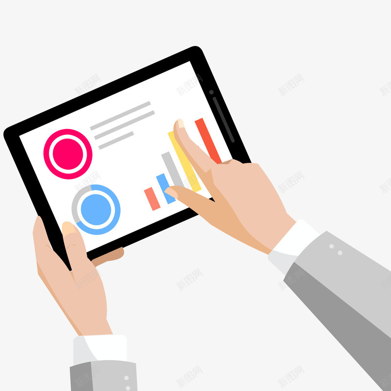 商务人士拿着平板的手矢量图ai免抠素材_88icon https://88icon.com 商业 商务人士 平板 手臂 数据 电子产品 矢量图