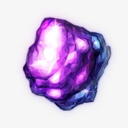 紫色不规则宝石手绘游戏素材