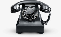 古代电话黑色复古电话摇号高清图片