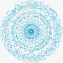 创意蓝色螺旋纹理线条图素材