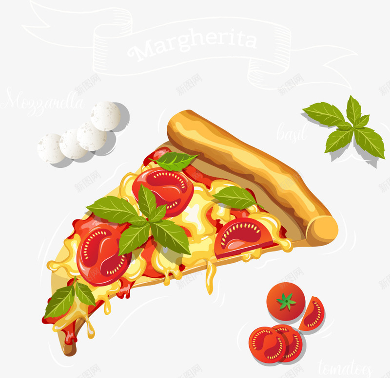 披萨和番茄png免抠素材_88icon https://88icon.com pizza 创意pizza 卡通番茄 番茄 矢量披萨 西红柿