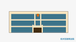 标志用于装饰图形杭州互联网法院矢量图高清图片