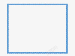 蓝白相间方框素材