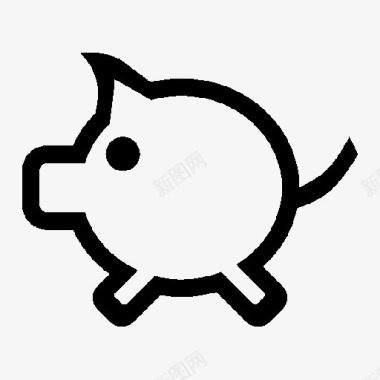 福猪小猪图标图标