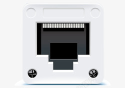 多网口网口矢量图高清图片