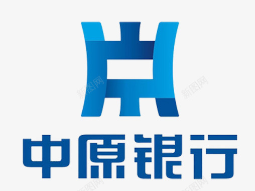 运动logo中原银行蓝色logo图标图标