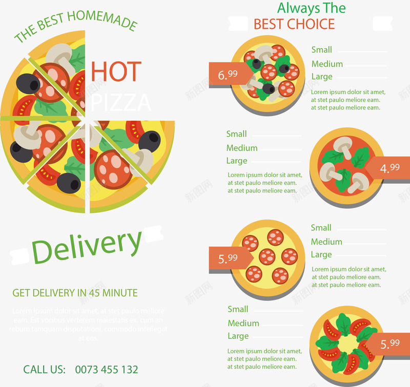 披萨店菜单png免抠素材_88icon https://88icon.com 披萨种类 披萨菜单 热辣菜单 菜单模板