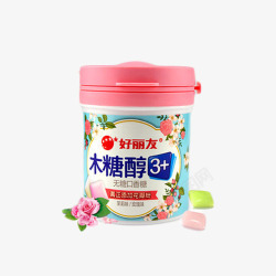 好丽友小清新包装木糖醇素材