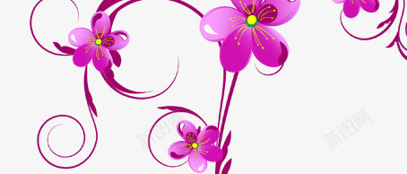 紫色的花藤psd_88icon https://88icon.com X展架设计 x展架 展架 展架模板 展架海报 海报素材 炫彩展架 紫色 花藤