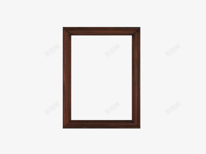 木质简约大气相框画框png免抠素材_88icon https://88icon.com 木质 画框 相框 简约