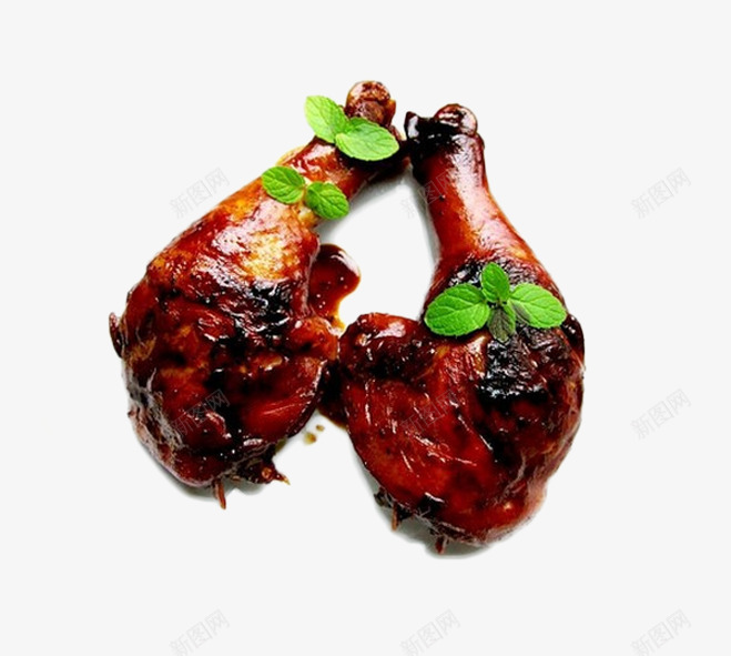 卤鸡腿饭片png免抠素材_88icon https://88icon.com 卤汁 美味的 肉类 食物 鸡腿饭