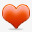 红色的心icon图标图标