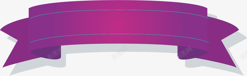 紫色的横幅矢量图ai免抠素材_88icon https://88icon.com 不规则图形 卡通手绘 工具 标题 横幅 紫色 矢量图