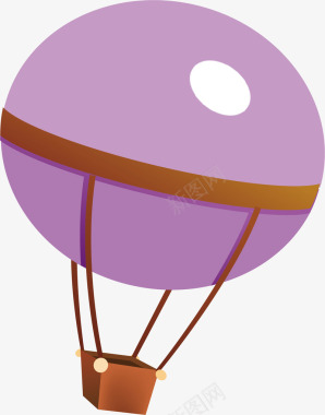 热气球设计图标韩国网页卡通图标模板图标