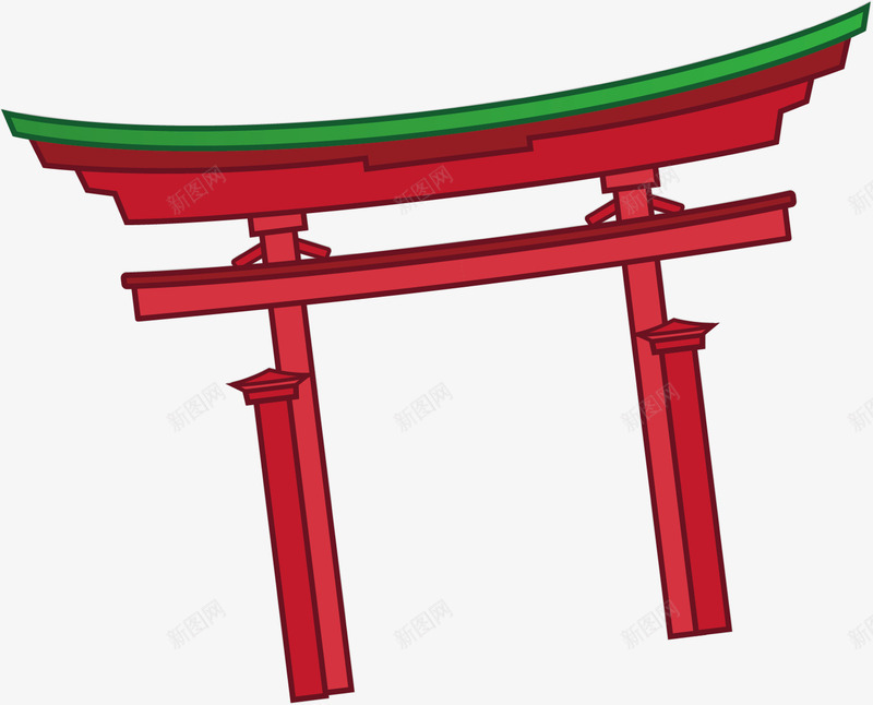 古代中国门标志矢量图ai免抠素材_88icon https://88icon.com 中国风 古风 大气 手绘 标志 门标 矢量图