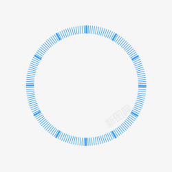 蓝色时钟创意合成蓝色的圆形时钟效果高清图片