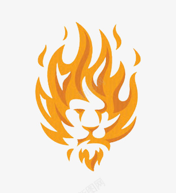 简易狮子logo图形图标图标