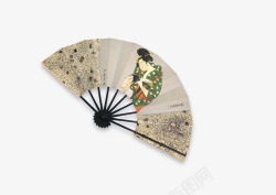日本装饰花折扇日式折扇高清图片