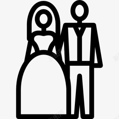 夫妻夫妇新婚夫妇图标图标
