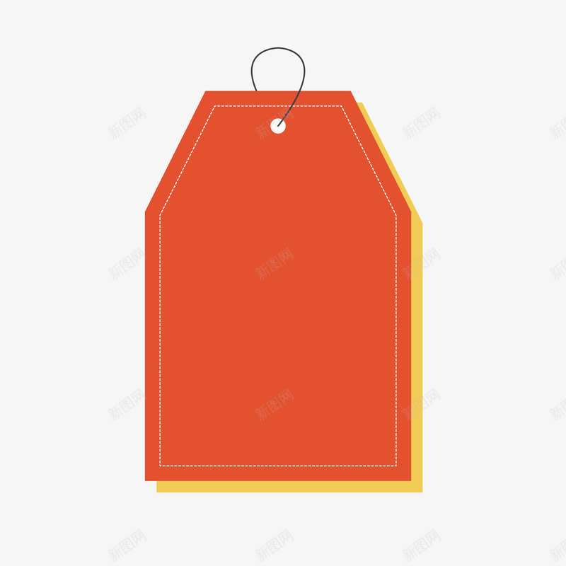 橙色商务标签png免抠素材_88icon https://88icon.com 价格 促销 商务 标签 橙色 热卖 绳子