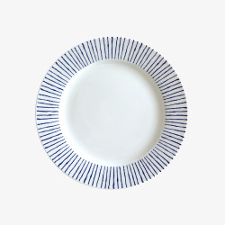 日式复古手绘蓝线条系列餐具PZ40素材