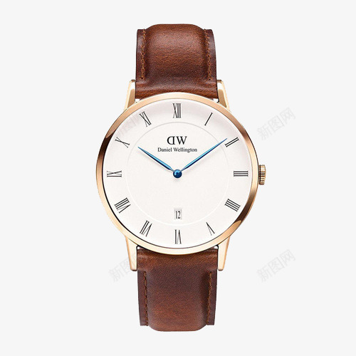 丹尼尔惠灵顿Dapper系列手表png免抠素材_88icon https://88icon.com Daniel Wellington 产品实物 名牌手表 男士手表 真皮 石英表 腕表